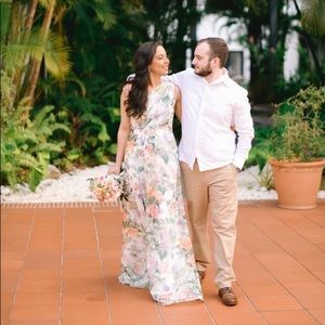 Davids Bridal Floral Dress